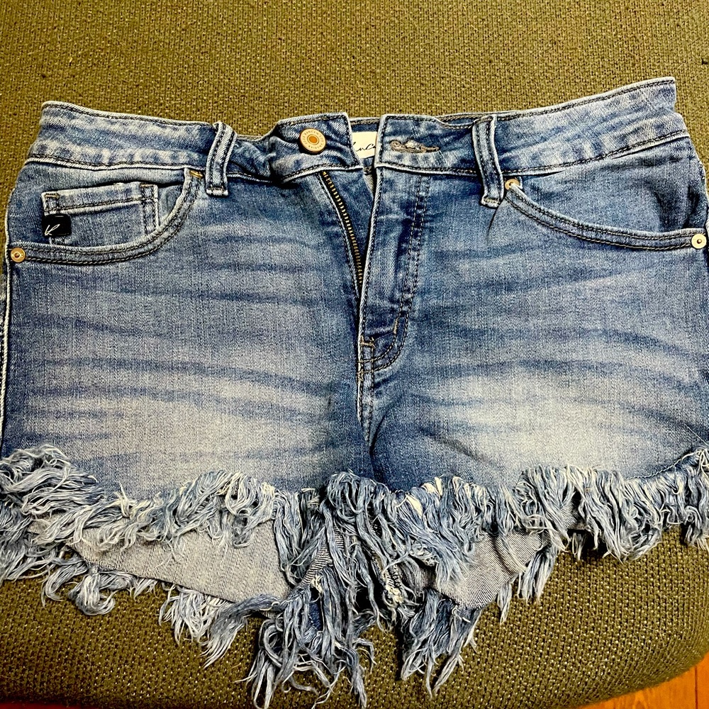 Kancan frayed shorts